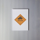 爆薬1ラベル シール