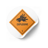 爆薬1ラベル シール