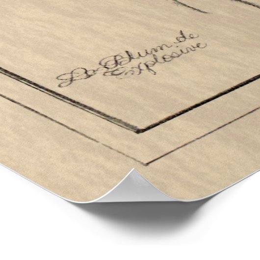 爆薬 ポスター (角)