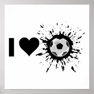 爆薬I愛サッカー ポスター
