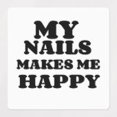 爪が幸せになる ラベル (デザイン1)