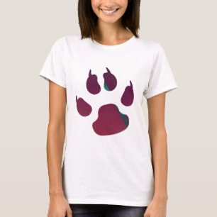 爪の形をしたバスケットボール Tシャツ