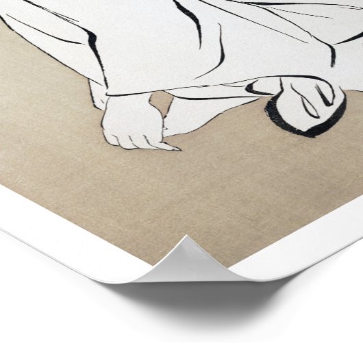 爪を切る女・橋口五葉 ポスター (角)