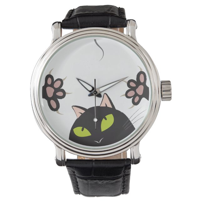 「爪を見て」見る 腕時計 (正面)