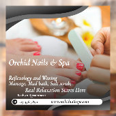 爪サロン スパ ペディキュア 穏やか カスタマイズ ウィンドウサイン (シート2)