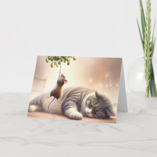 爪先の下のネズミ猫 シーズンカード (正面)