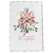 爪先立ちで会う ミディアムペーパーバッグ (正面)