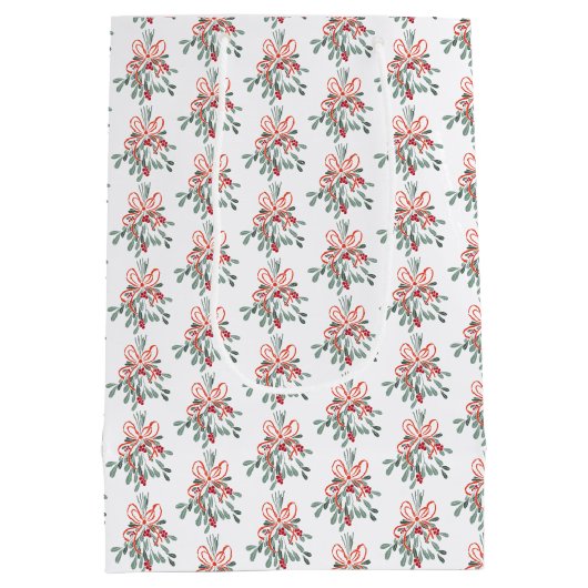 爪先立ちで会う ミディアムペーパーバッグ (裏面)