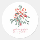 爪先立ちで会う ラウンドシール (正面)