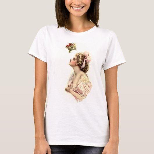 爪先立ち下での願い Tシャツ (正面)