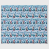 爪型のホッキョクグマ ラッピングペーパー (フラット)