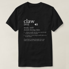 爪定義辞書Tシャツ Tシャツ