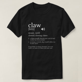 爪定義辞書Tシャツ Tシャツ