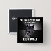 爪楊枝ボタン 缶バッジ (正面&裏面)