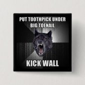 爪楊枝ボタン 缶バッジ (正面)