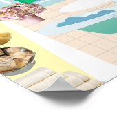 爪浴槽付き化粧用足ポスター ポスター (角)