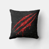 爪渦巻形の跡 クッション (裏面)