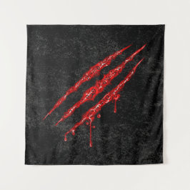 爪渦巻形の跡 タペストリー