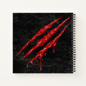 爪渦巻形の跡 ノートブック (裏面)