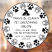 爪爪カスタマイズPETグルーミング前扉 ウィンドウサイン (シート2)