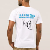 爪-これ以上の氏Nice Kittyへの話 Tシャツ (裏面)