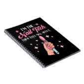 爪、 ネイルおもしろい技術者マニキュア共同社員 ノートブック (右側)