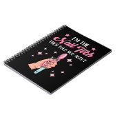 爪、 ネイルおもしろい技術者マニキュア共同社員 ノートブック (左側)