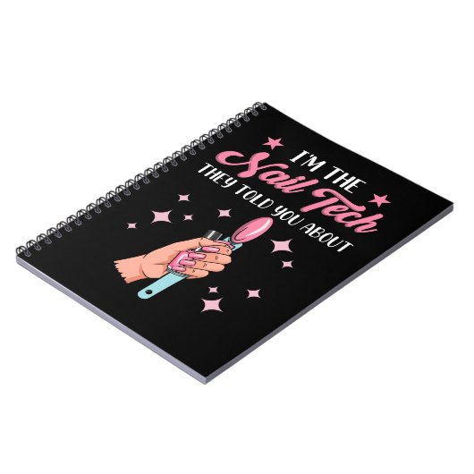 爪、 ネイルおもしろい技術者マニキュア共同社員 ノートブック (左側)