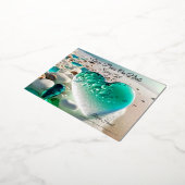 爪、 ネイルのサイズ変更グラフ 箔シーズンポストカード (回転した状態)