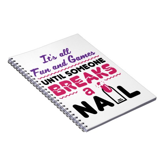 爪、 ネイルのテクニックおもしろいとゲームが壊れるまで爪、 ネイル ノートブック (右側)