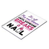 爪、 ネイルのテクニックおもしろいとゲームが壊れるまで爪、 ネイル ノートブック (左側)