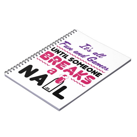 爪、 ネイルのテクニックおもしろいとゲームが壊れるまで爪、 ネイル ノートブック (左側)