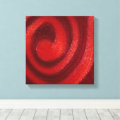 爪、 ネイルの渦巻き キャンバスプリント (インサイチュ (ウッドフロア))