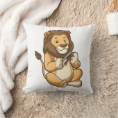 爪、 ネイルの矢を持つライオン クッション (ブランケット)