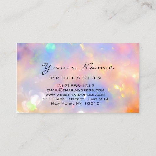 爪、 ネイルアーティストピンクローズマニキュアペディキュア自筆証書 名刺 (裏面)