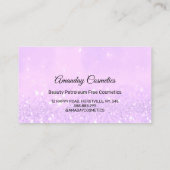 爪、 ネイルアーティストワックスメイクアップ体化粧品グリッター 名刺 (裏面)