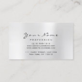 爪、 ネイルアートキャンディピンクグレーマニキュアペディキュア 名刺 (裏面)