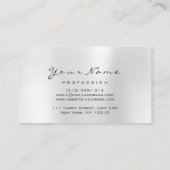 爪、 ネイルアートグリッターグラムメタリックブルーシルバーグリーン 名刺 (裏面)