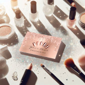 爪、 ネイルアートグリッタースキニーピンクローズマニキュアドリップ 名刺