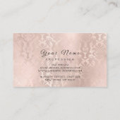 爪、 ネイルアートグリッターダマスシャンパンバラ金ゴールド 名刺 (裏面)