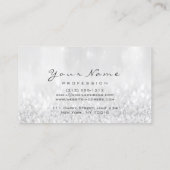 爪、 ネイルアートグリッターメタリックグラムピンクシルバーグレー 名刺 (裏面)