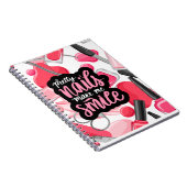 爪、 ネイルアートスタイル ノートブック (右側)