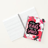 爪、 ネイルアートスタイル ノートブック (内部)