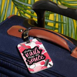 爪、 ネイルアートスタイル ラゲッジタグ