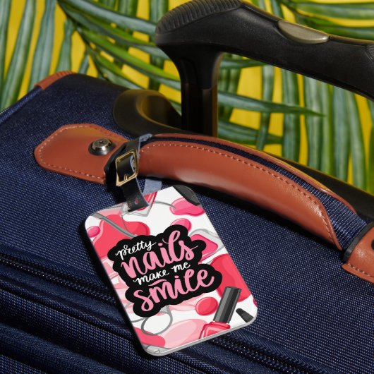 爪、 ネイルアートスタイル ラゲッジタグ (正面インサイチュ1)