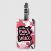 爪、 ネイルアートスタイル ラゲッジタグ (正面縦)
