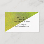 爪、 ネイルアートモダン美しい 名刺 (裏面)