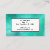 爪、 ネイルアートモダン美しい 名刺 (裏面)