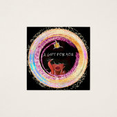 爪、 ネイルカスタムヘアメイクQRコードロゴ金ゴールド (正面)