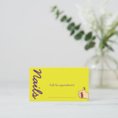 爪、 ネイルカード 名刺 (スタンド正面)